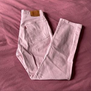 Levi’s Premium Pink 501s